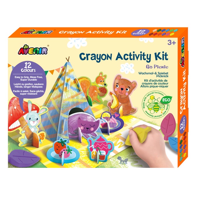 

Best Seller Mainan Edukasi Avenir Crayon Activity Kit - Go Picnic-Bts216020