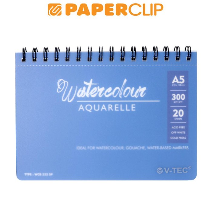 

Terlaris Watercolor Book V-Tec 532Sp A5 300Gsm 20S