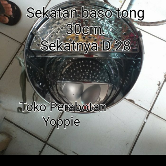 Terlaris Sekatan Panci Baso,Saringan Tong Baso 30Cm,Sekatan D=28Cm