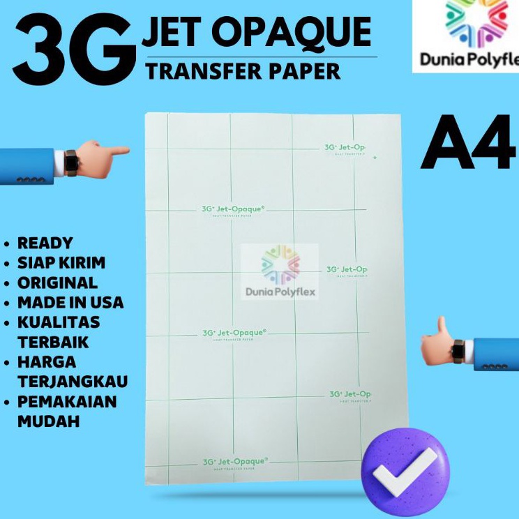 

FXMH5722 5.5 COD Transfer Paper 3G+ Jet Opaque A4