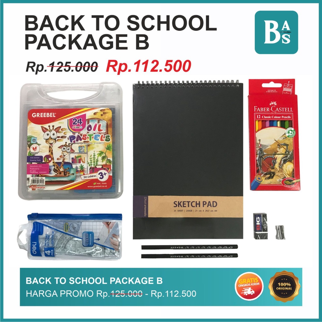 

PROMO BACK TO SCHOOL PAKET B