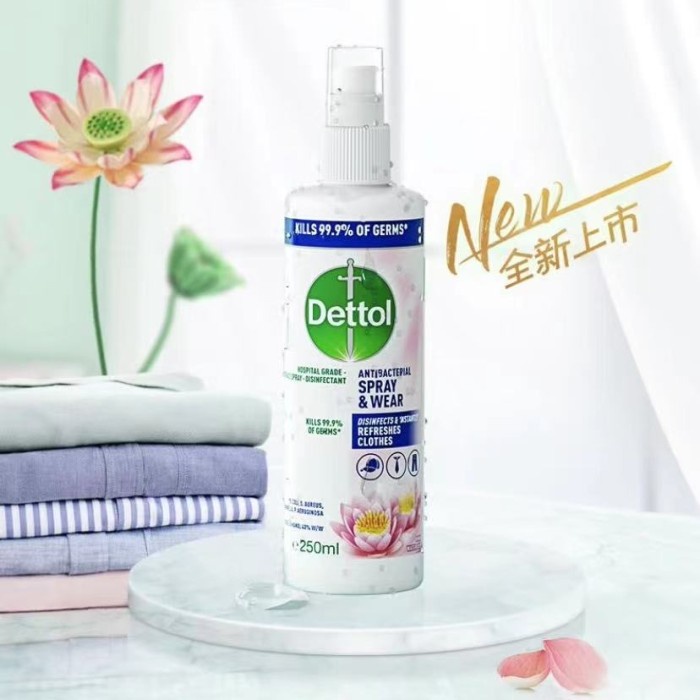 Terlaris Dettol Spray And Wear Instantly Refreshes Clothes 250Ml