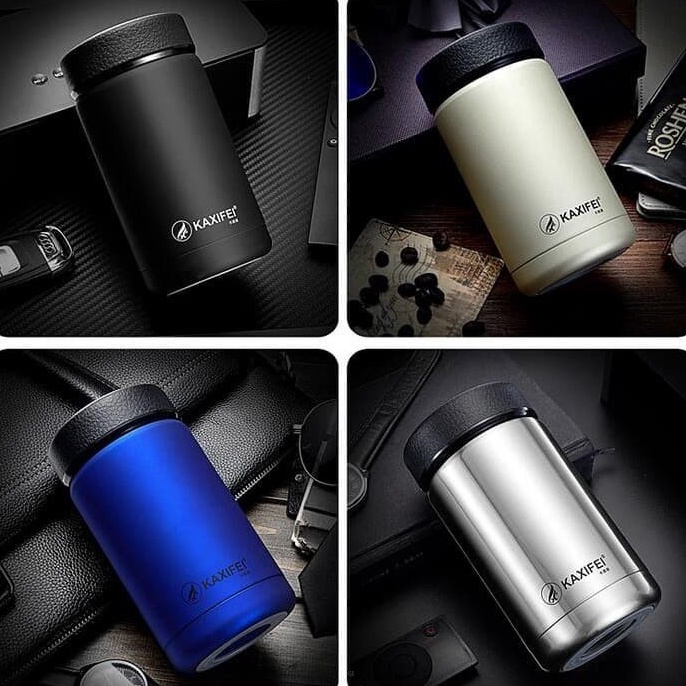 Stok Banyak Termos Kaxifei Dream K623 / Tumbler Stainless Steel Vacuum Cup 400ml / TERMOS AIR PANAS 
