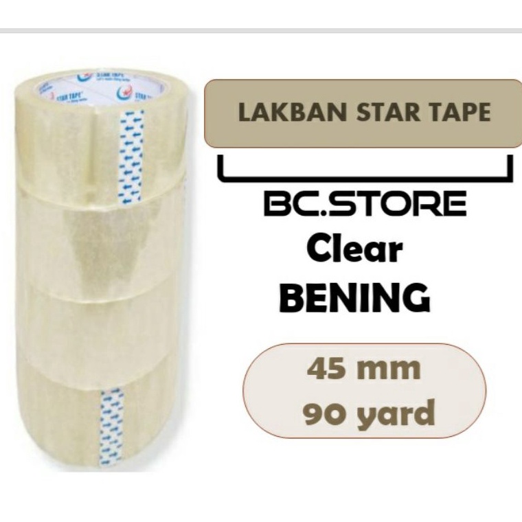 

ID3458 LAKBAN ( 6 PCS ) CLEAR BENING (PUTIH), BENING & COKLAT LENGKET STAR TAPE KUALITAS TERBAIK MURAH 90 YARD X 45MM (2INCH) #lakban #isolasi #selotip #tapeperekat #pengikatpelengket #lakbanmurah #lakbanopp #lakbankualitasterbaik #perlengkapankantor 76