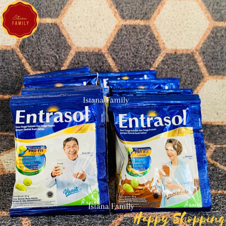 

Model terkini Entrasol Sachet 22gr isi 10 pcs TERMURAH!! DGT