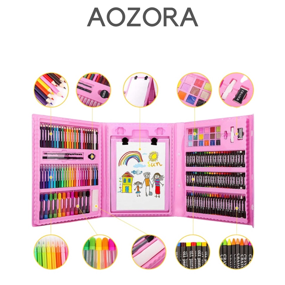 

11.11 sale [ Aozora ] Art Set Pensil Warna Crayon