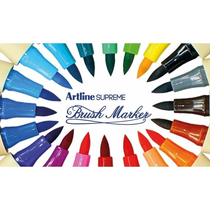 

Spidol Kuas Artline Supreme Brush Marker