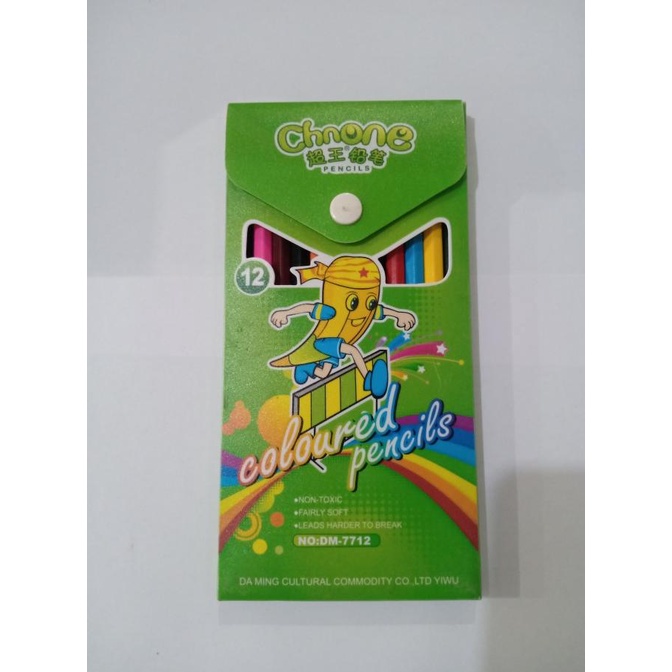 

OBRAL Pensil Warna CHNONE 12 Warna Panjang (2 Set) sellanorimart