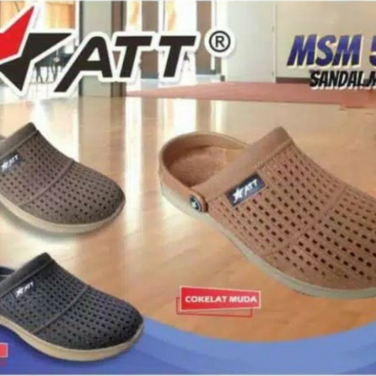 GRATIS ONGKIR sandal slop karet pria Att