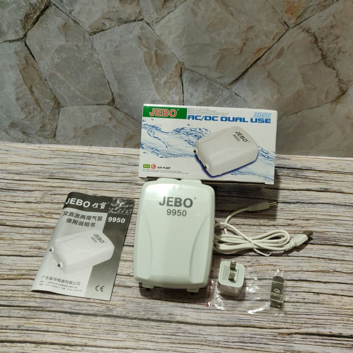 Jebo 9950 Aerator ACDC Aerator Baterai Ac Dc Aerator Portable