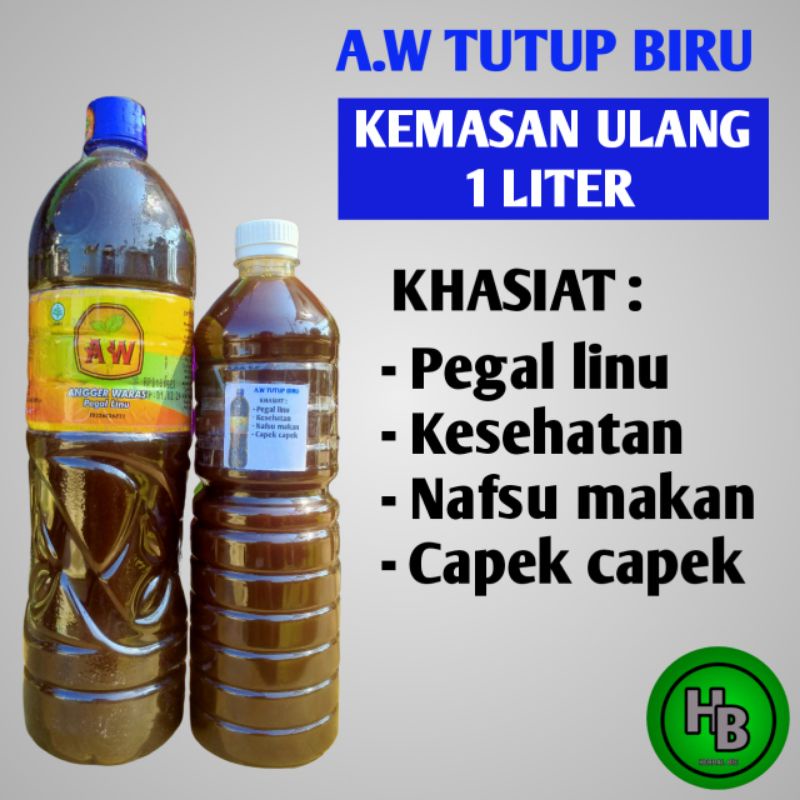 

JAMU ANGGER WARAS TUTUP BIRU ECER & REPACK 1L