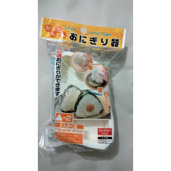 Terlaris Hoot Sale Daiso Onigiri Maker/Alat Pencetak Onigiri Segitiga Terjamin