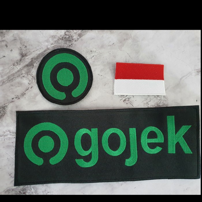 Terlaris Emblem Logo Patch Bordir Ojol Gojek 2