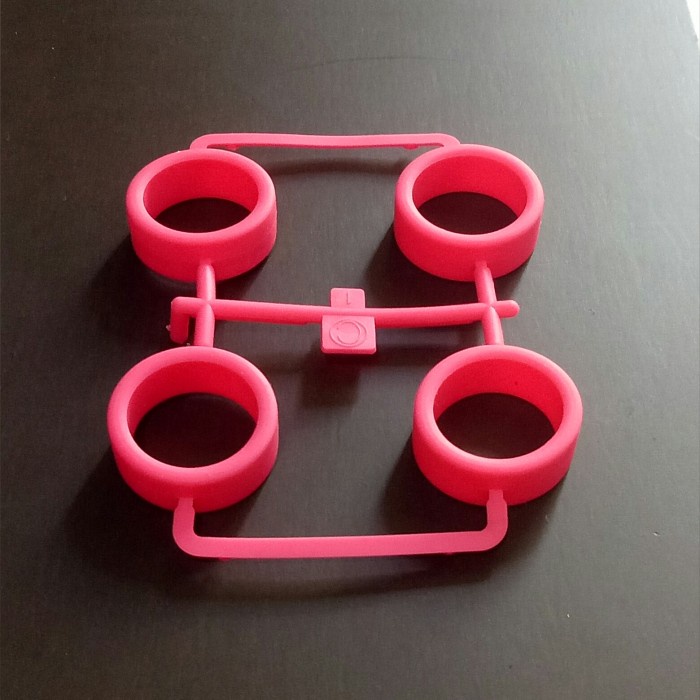 PROMO BAN HARD CLEAR PINK UKURAN MEDIUM LOOSE KIT ORIGINAL TAMIYA AEROAVANTE TERLARIS