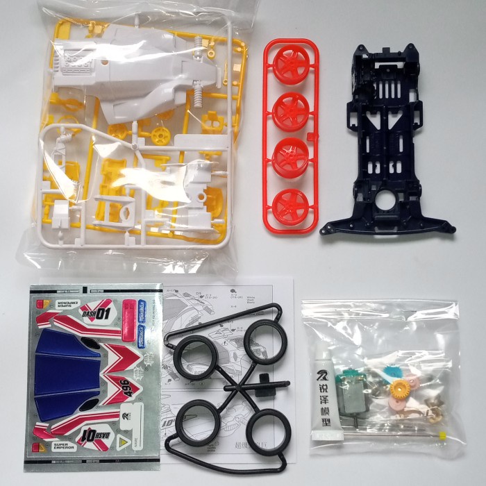 MUST HAVE TAMIYA MINI 4WD MERK DD RUIZE DASH 01 SUPER EMPEROR PREMIUM TERBARU