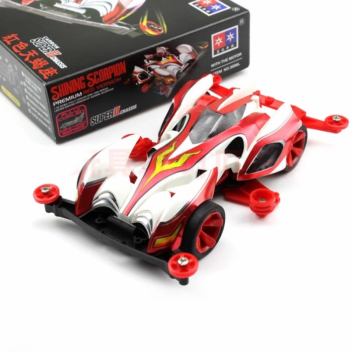 HOT SALE TAMIYA MINI 4WD MERK DAXING SHINING SCORPION PREMIUM RED TERLARIS