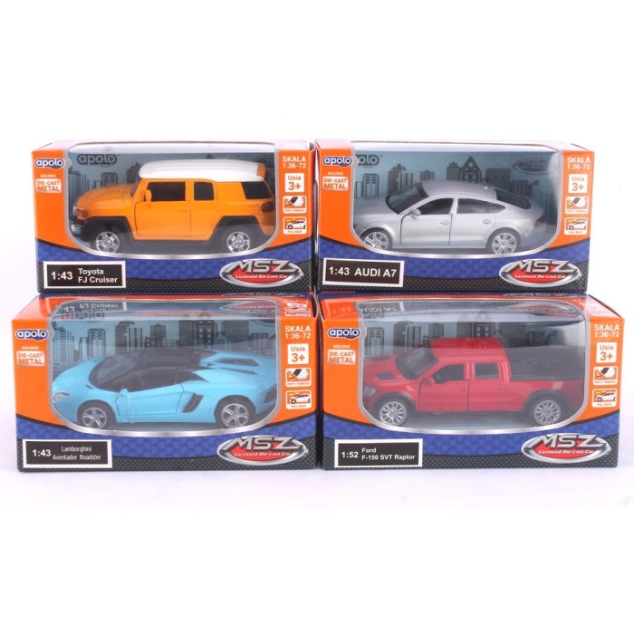 DISKON SPESIAL DIECAST METAL MOBIL APOLO MSZ - 11301 TERLARIS