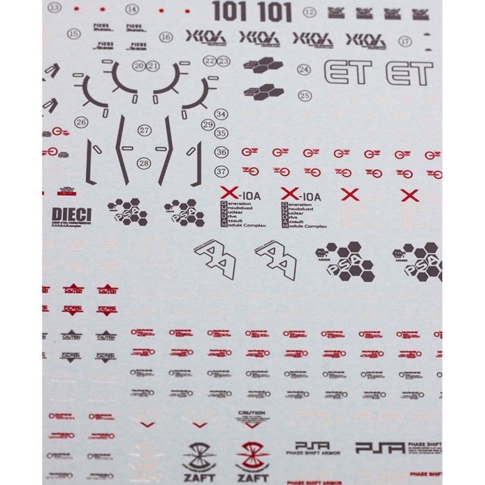 HOT SALE MG FREEDOM GUNDAM 2.0 WATER DECAL EVO SIMP DECAL TERBARU