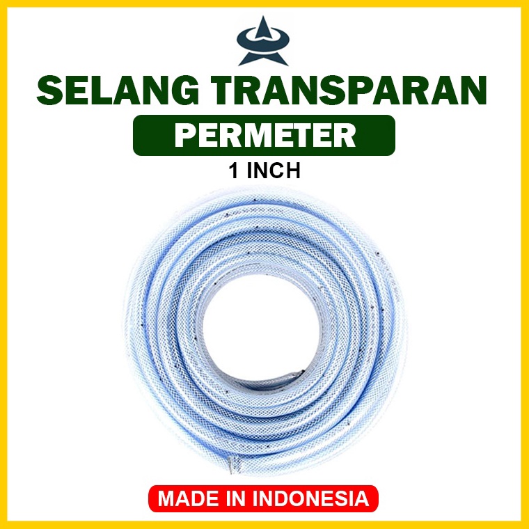 TERMURAH GEMUK Selang Air 1 Inchi / selang 1 inchi / Selang transparan Serat Tali 1" / Selang Permet