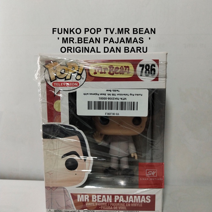 HOT SALE FUNKO POP TELEVISION MR. BEAN - MR. BEAN PAJAMAS #786 TERMURAH
