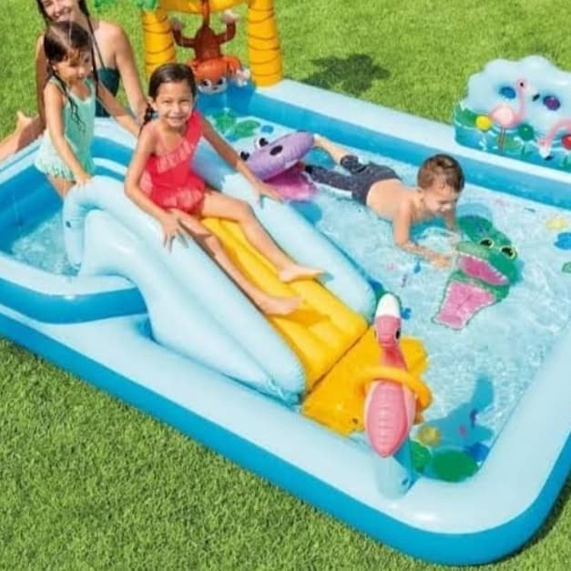 Terlaris Kolam Renang Anak Prosotan Intex 57161 Jungle Adventure Play Center