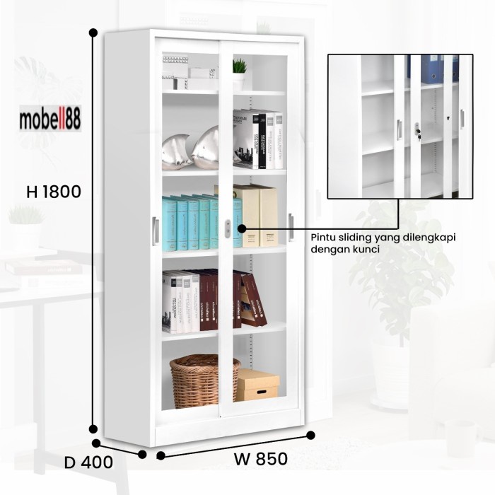 

Lemari Besi Arsip Pintu Sliding Filling Cabinet