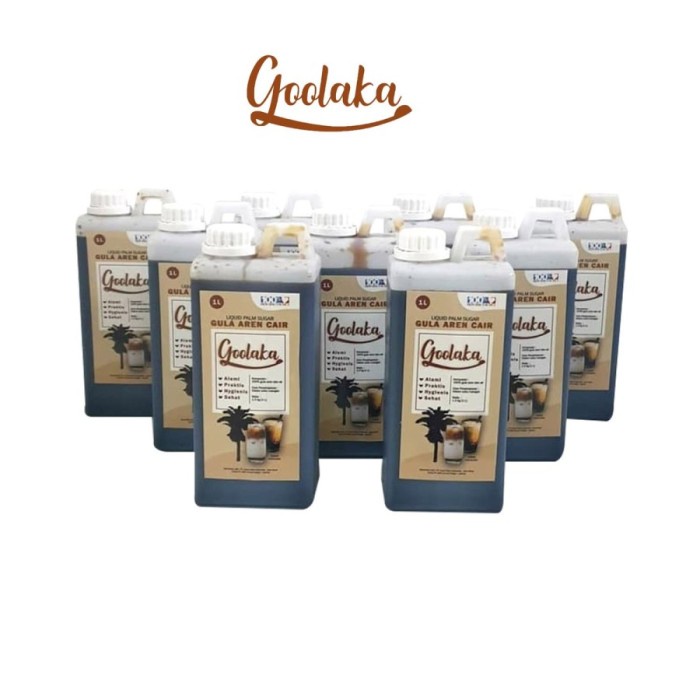 

Goolaka Gula Aren Cair 1 Liter/ Goolaka / Palm Sugar 1.3Kg