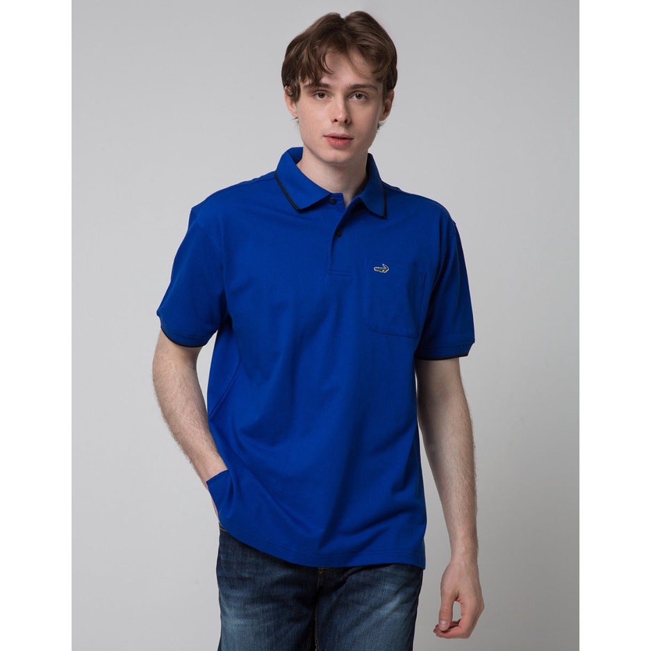 Crocodile Polo Shirt Classic Pria 111092999