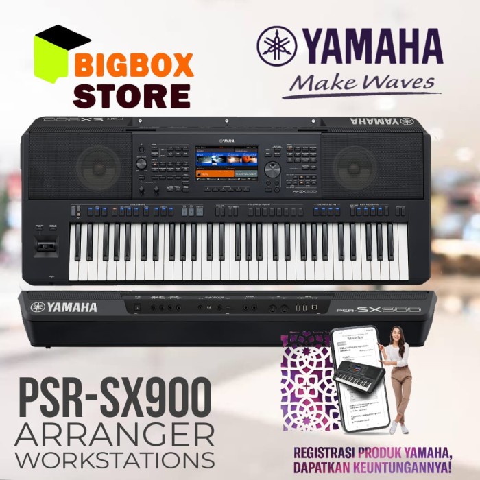 Yamaha Keyboard PSR-SX900 / PSR SX900 Garansi YMID