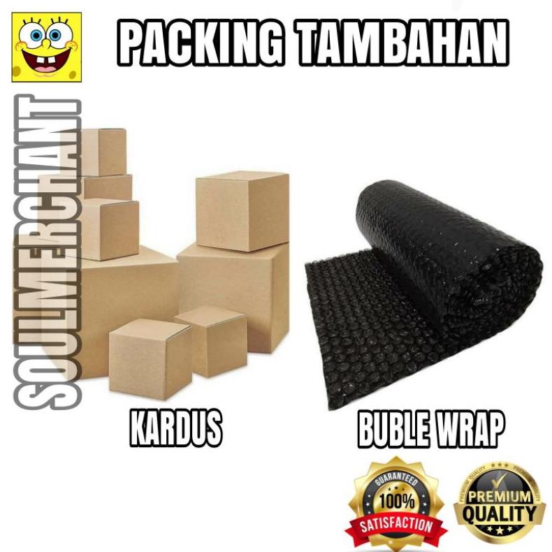 

Dus Packing Paking Packaging Tambahan Kardus Buble Wrap - Pelindung Paket Fragile