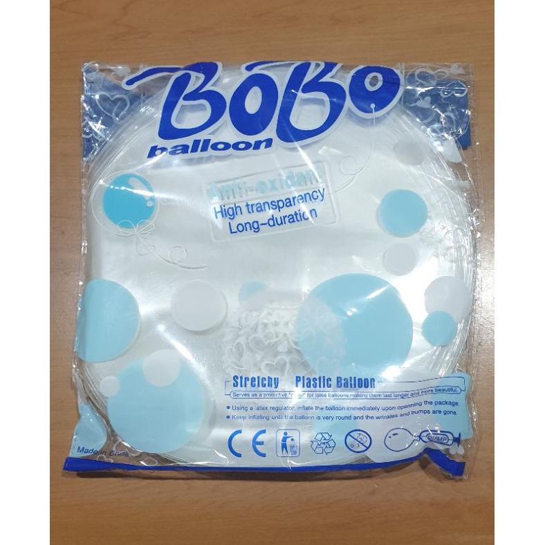 Grosir Balon Bobo 18 20 24 Inch Balon Pvc Per Pak Isi 50 Lembar / Bobo Biru