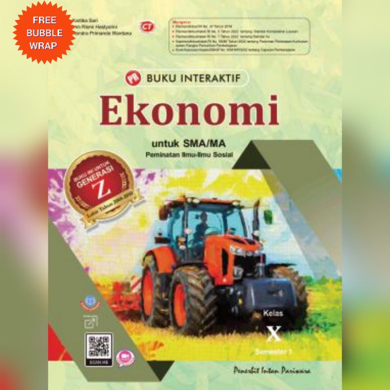 

BUKU LKS PR INTERAKTIF K13 EKONOMI SMA KELAS 10 SEMESTER 1 TAHUN 2023 PENERBIT INTAN PARIWARA