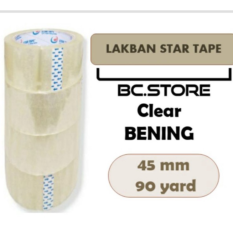 

>V44859) LAKBAN ( 6 PCS ) CLEAR BENING (PUTIH), BENING & COKLAT LENGKET STAR TAPE KUALITAS TERBAIK MURAH 90 YARD X 45MM (2INCH) #lakban #isolasi #selotip #tapeperekat #pengikatpelengket #lakbanmurah #lakbanopp #lakbankualitasterbaik #perlengkapankantor