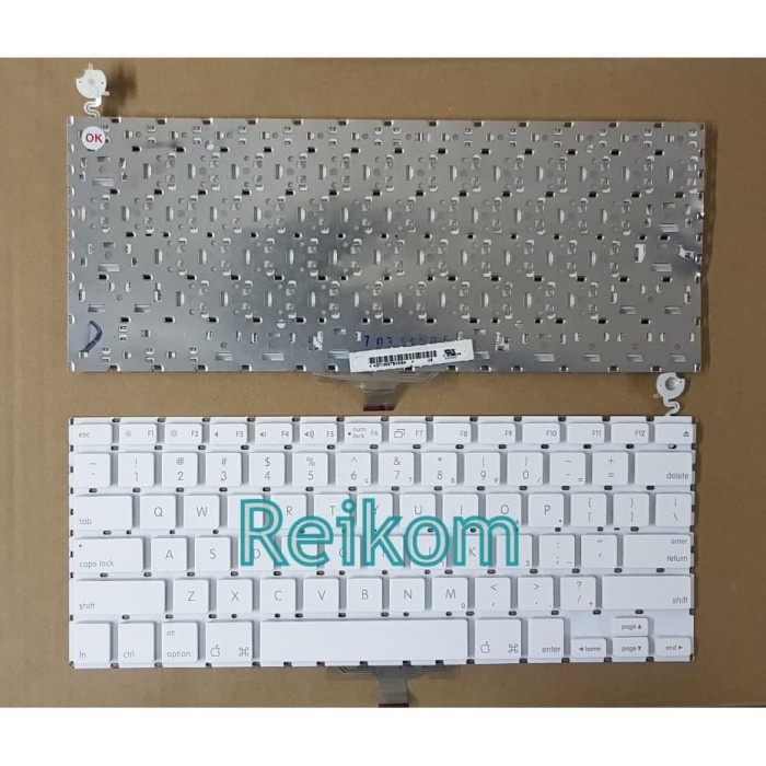 Keyboard Laptop Notebook Apple Macbook 13.3inch A1181 A1185 putih