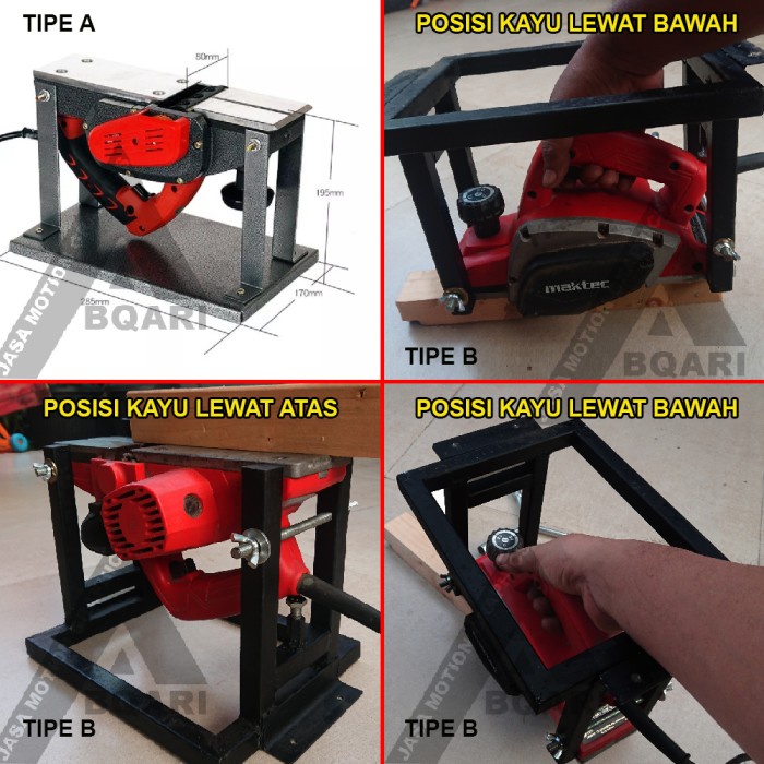 Terlaris Dudukan Mesin Serut / Mesin Serut Duduk / Planer / Ketam / Jointer