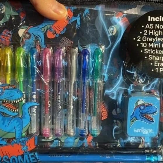 

SMIGGLE ORI ESSENTIAL STATIONERY SET/ PAKET ALAT TULIS SMIGGLE/ KADO