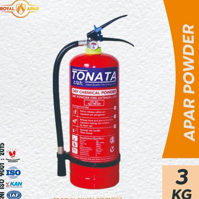 

Ready COD !!! APAR ABC POWDER 3 KG TONATA (SIAP PAKAI)