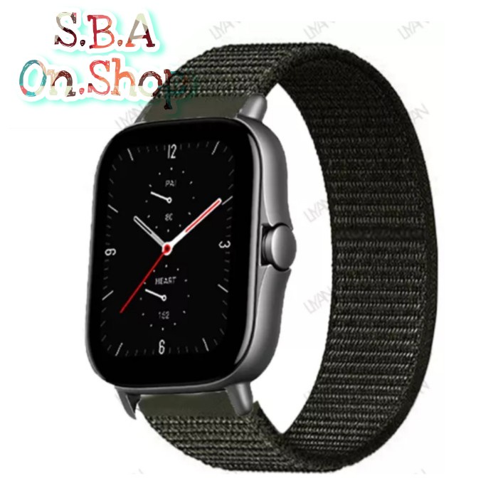 Terlaris Nilon Nylon Loop Velcro Strap Huami Amazfit Gts 2 2E Mini U Pro Bip E