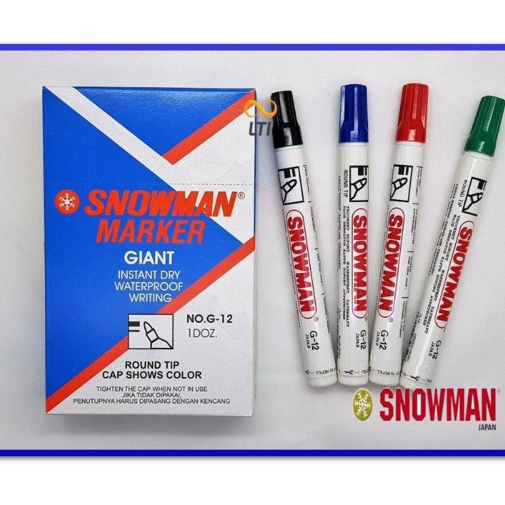 

Segera Beli Spidol permanent G12 snowman ( harga tertera 6 pcs) jika mau mix di note aja