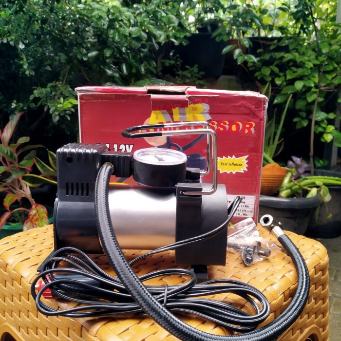 Kompresor Pompa Angin Ban Mobil Heavy Duty Air CompersorMini Pompa