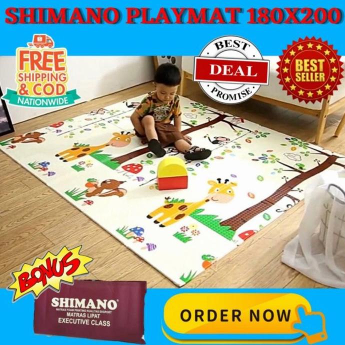 matras playmate shimano jumbo 180 x 200 play mate anak bayi play mat