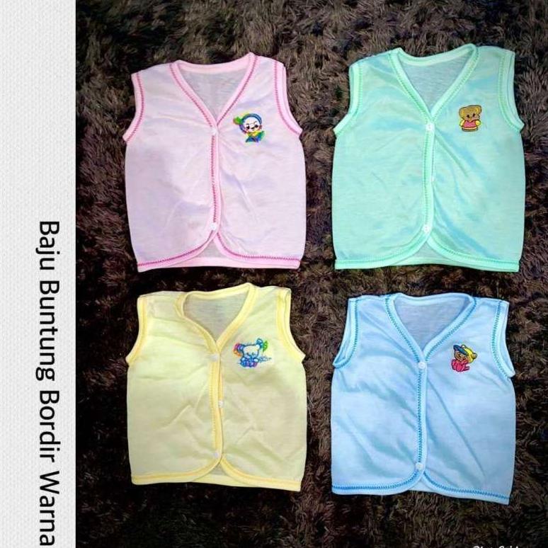 baju bayi buntung - baju baby buntung - 1lusin baju bayi