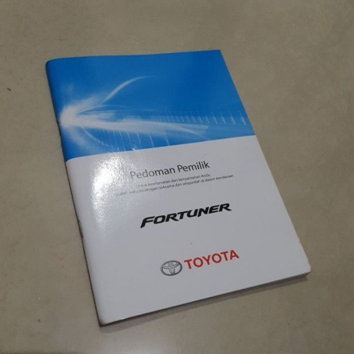 Terlaris Manual Book Buku Panduan Fortuner Vrz Trd 2016 2017 2018 2019 2020