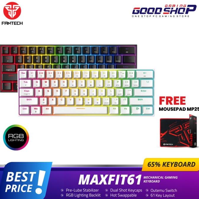 FANTECH MAXFIT61 MK857, KEYBOARD 60% - Gaming Keyboard