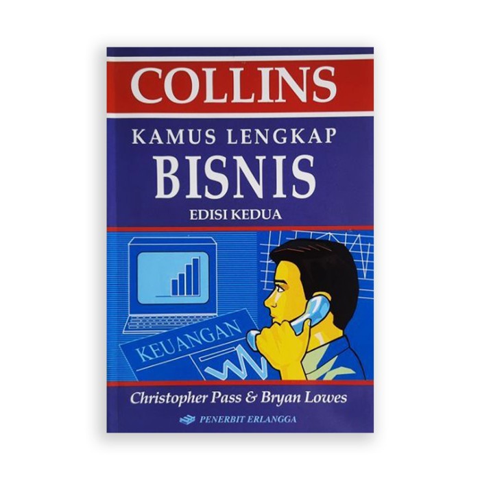 FLASH SALE BUKU COLLINS KAMUS LENGKAP BISNIS EDISI KE 2 CHRISTOPHER PASS ERLANGGA TERMURAH