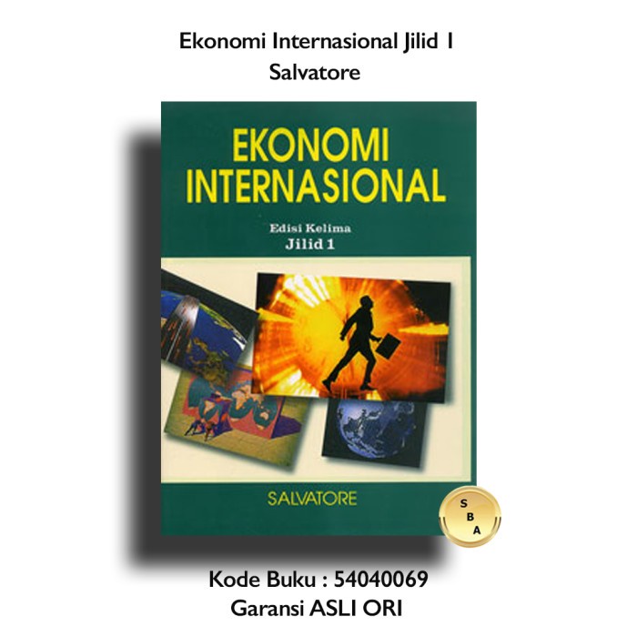 HOT SALE BUKU EKONOMI INTERNASIONAL JILID 1 EDISI KE 5 SALVATORE ERLANGGA TERBARU