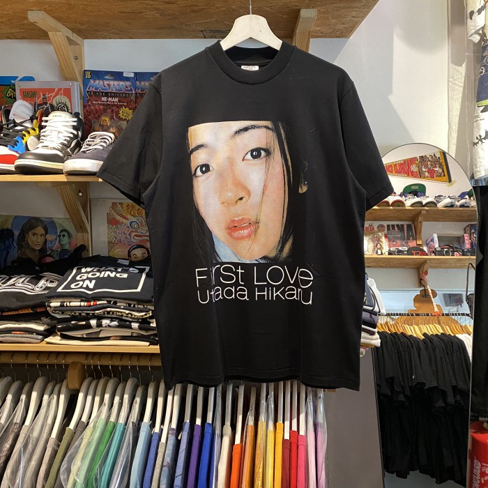 DISKON SPESIAL UTADA HIKARU - FIRST LOVE T-SHIRT BLACK TERBARU