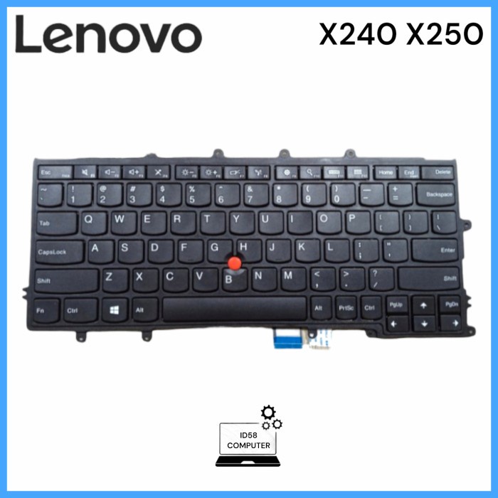 KEYBOARD LENOVO THINKPAD X240 X250 NO BACKLIGHT