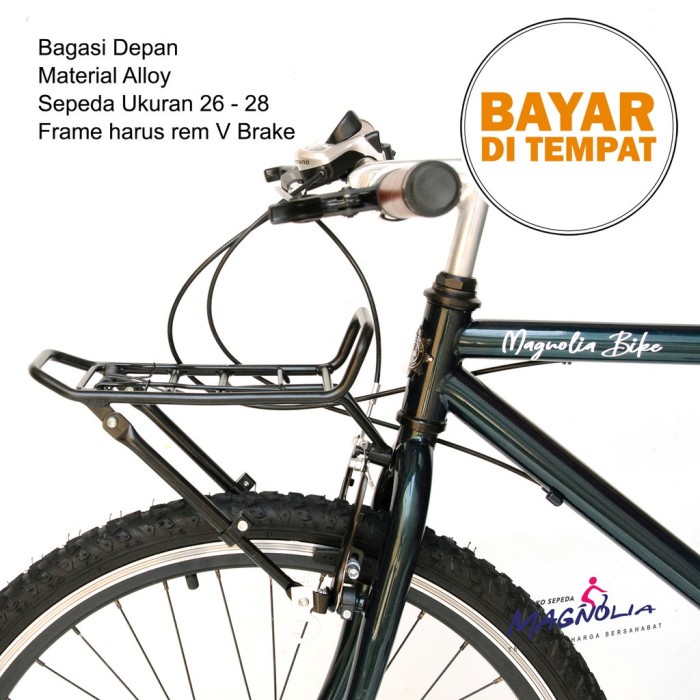 BEST PRODUCT Bagasi Depan Rak Depan Sepeda MTB Gunung UK 26-28 Alloy