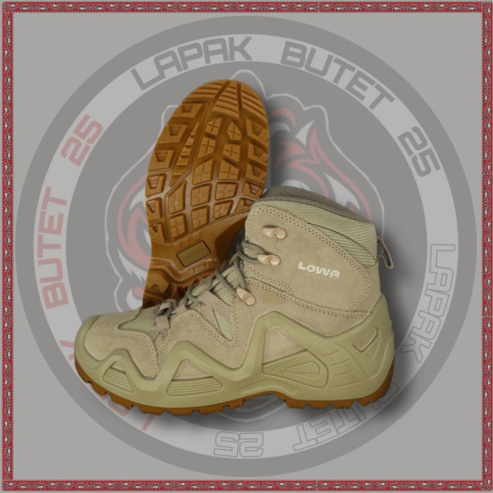 Terlaris Sepatu Boots Lowa 6Inc/Sepatu Tactical Lowa/ Sepatu Import/Black